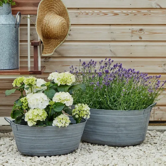 Ivyline Matlock Oval Planter - Medium - image 1