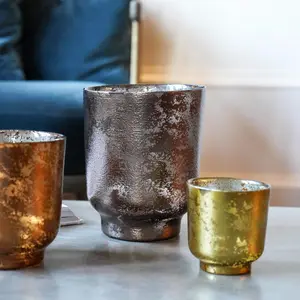 Ivyline Metallic Bronze Candle Holder - Medium - image 2