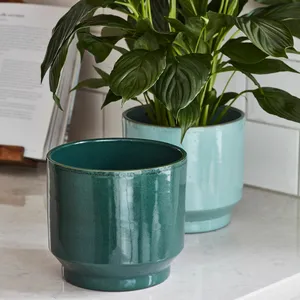 Ivyline Mia Forest Green Planter - Medium - image 3