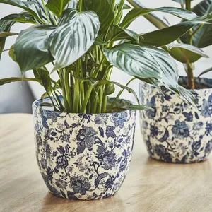 Ivyline Monza Vintage Blue Planter - Medium - image 3