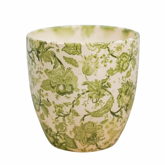 Ivyline Monza Vintage Green Planter - Medium - image 1