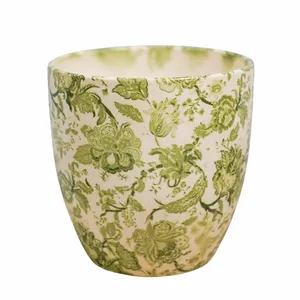 Ivyline Monza Vintage Green Planter - Medium - image 1