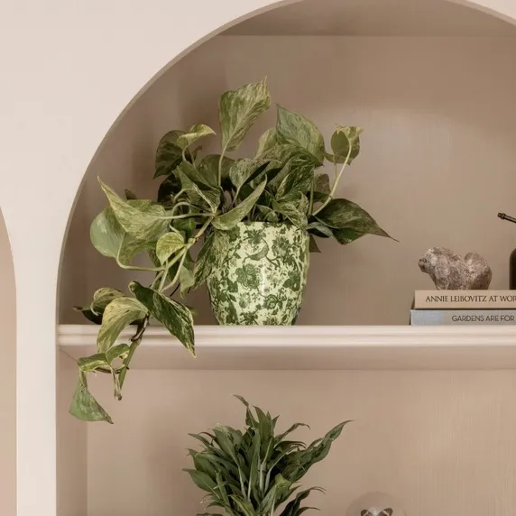 Ivyline Monza Vintage Green Planter - Medium - image 2