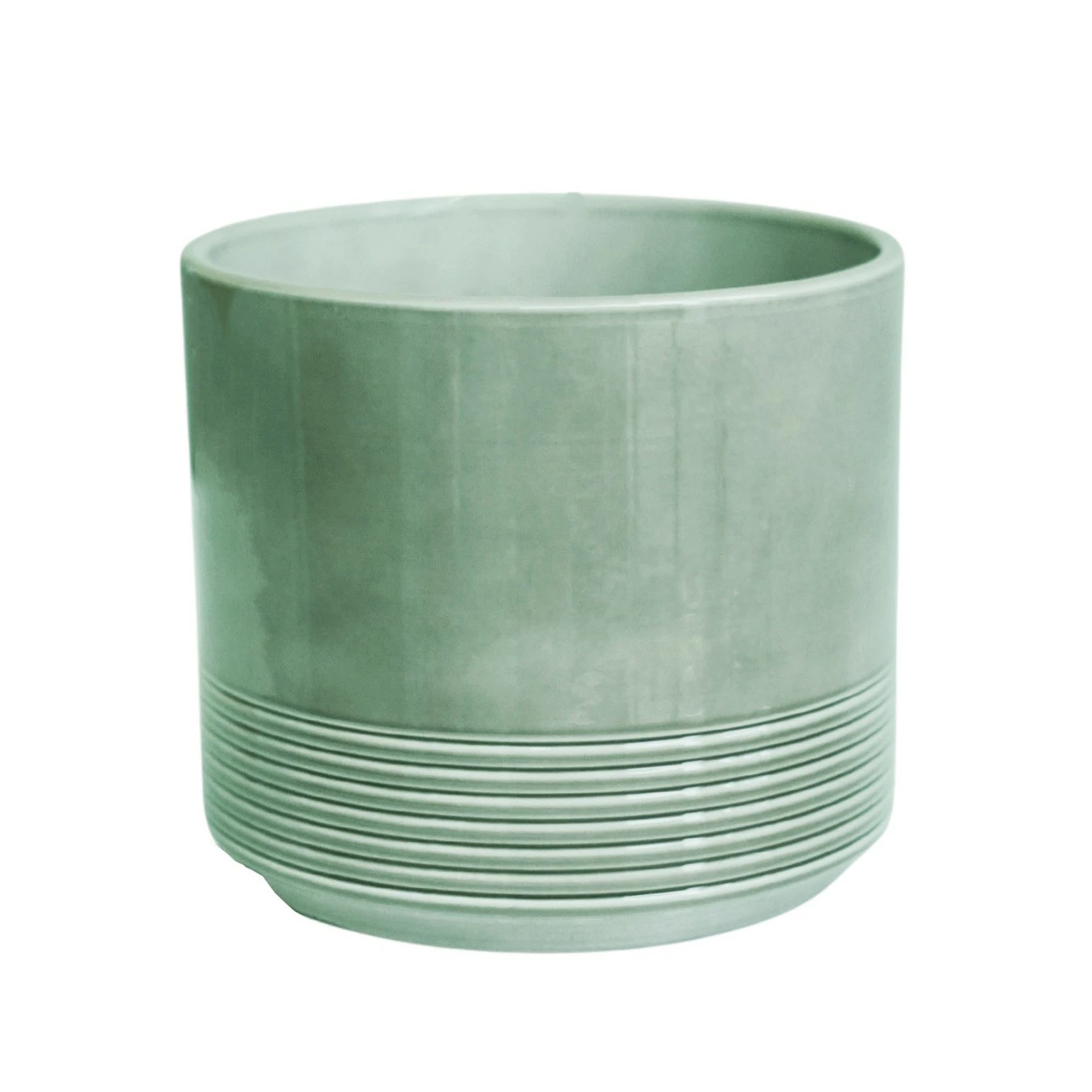 Ivyline Munich Green Planter Ø16cm - Cowell's Garden Centre
