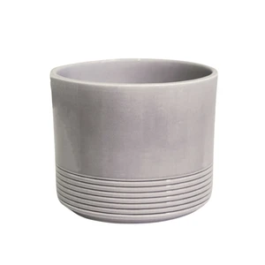 Ivyline Munich Grey Planter Ø12cm - image 1