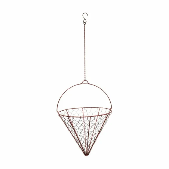 Ivyline Netted Hanging Bronze Cone Planter - image 2