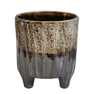 Ivyline Neve Dark Planter On Legs - image 2