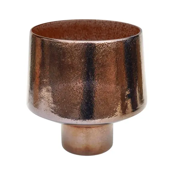 Ivyline Opulent Curved Bronze Planter