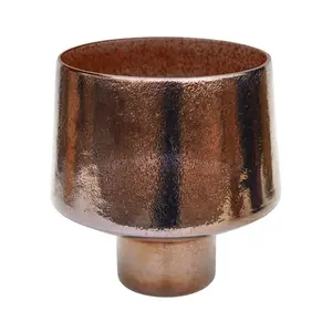 Ivyline Opulent Curved Bronze Planter
