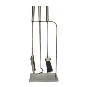 Ivyline Pewter Fireside Companion Set - image 2