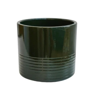 Ivyline Poinsettia Straight Sided Planter - Moss Green - image 2