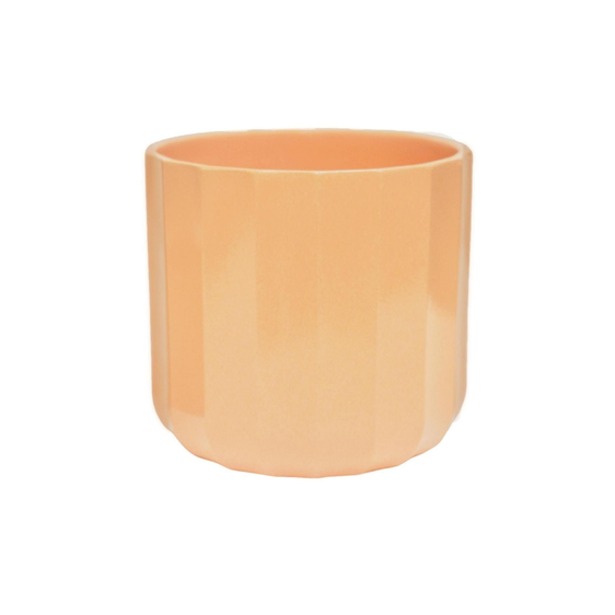 Ivyline Positano Apricot Geo Planter - Small - image 1