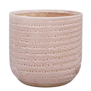 Ivyline Reactive Glaze Morganite Planter - Large - image 1