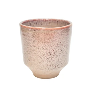 Ivyline Reactive Glaze Orchid Planter - Rose