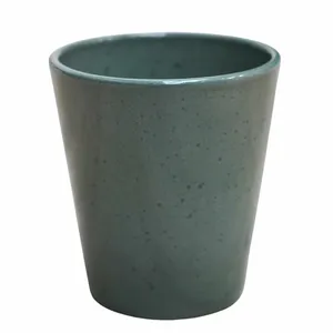 Ivyline Reactive Glaze Orchid Planter - Green - image 2