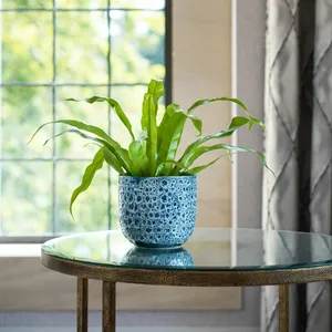 Ivyline Reactive Glaze Sapphire Planter - Large - image 3