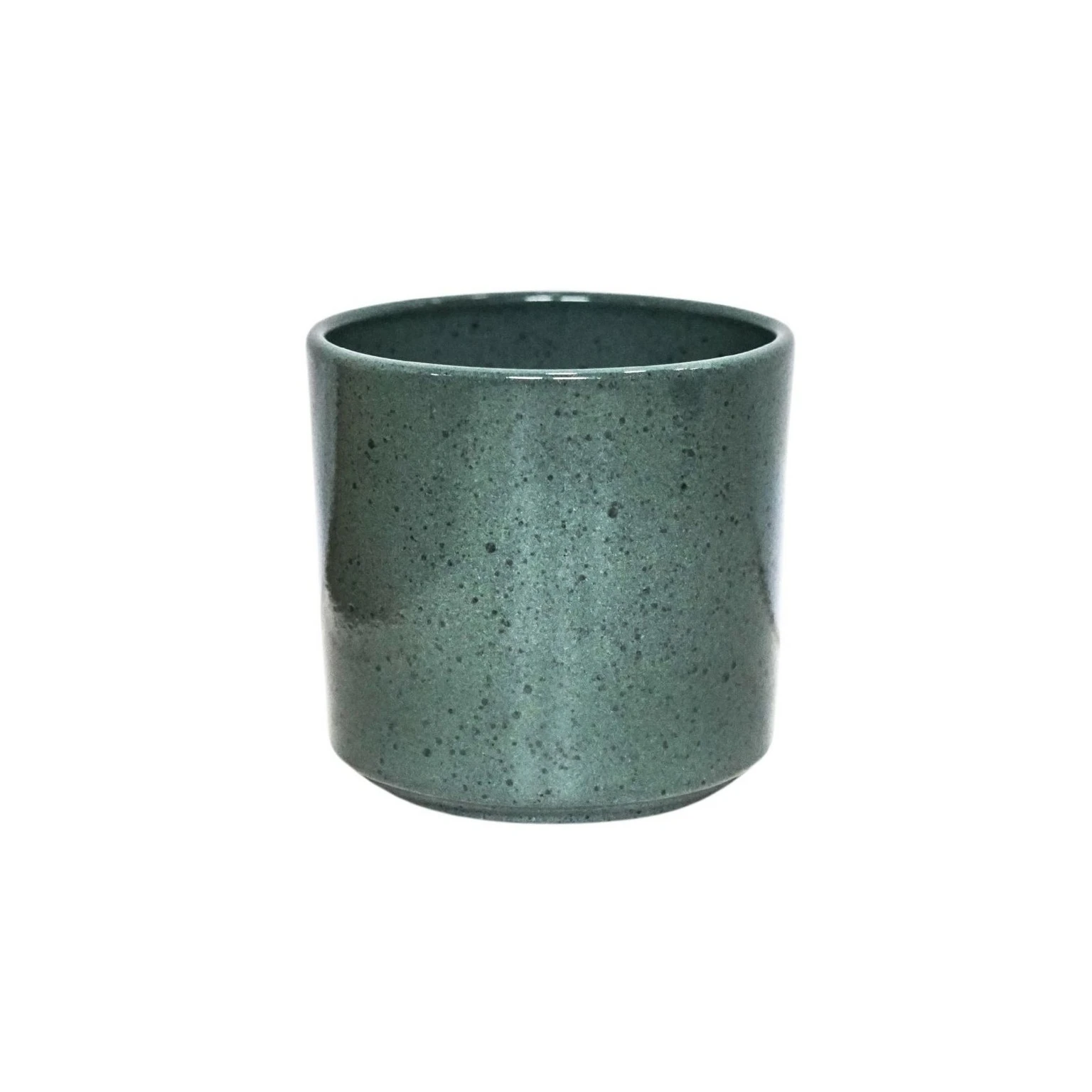 Ivyline Jolie Matte Reactive Glaze Tri-Foot Cacti Planter in Aqua