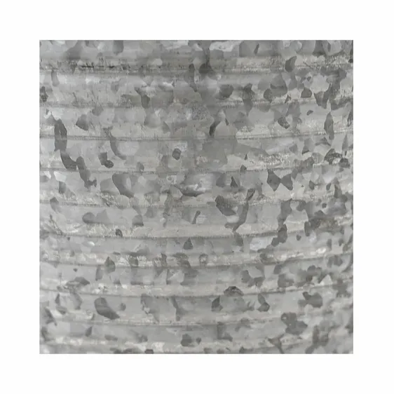 Ivyline Ribbed Galvanised Vase - image 4