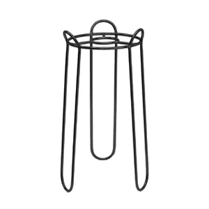 Ivyline Saluzzo Black Plant Stand - Medium - image 2