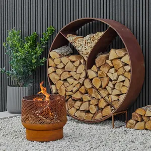 Ivyline Sculptural Circular Log Storage - image 1