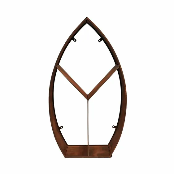 Ivyline Sculptural Leaf Arch Log Storage - image 2