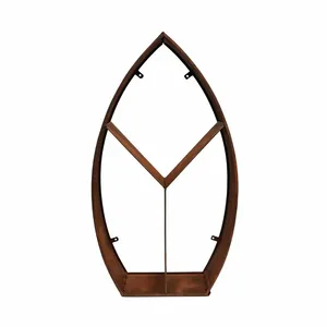 Ivyline Sculptural Leaf Arch Log Storage - image 2