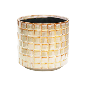 Ivyline Tarah Ivory Glaze Planter - Small - image 3