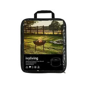 Ivyline Waterproof Round Firebowl Cover - Large