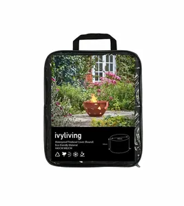 Ivyline Waterproof Round Firebowl Cover - Medium