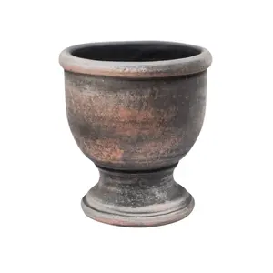Ivyline York Grey Wash Urn Planter 13cm - image 1