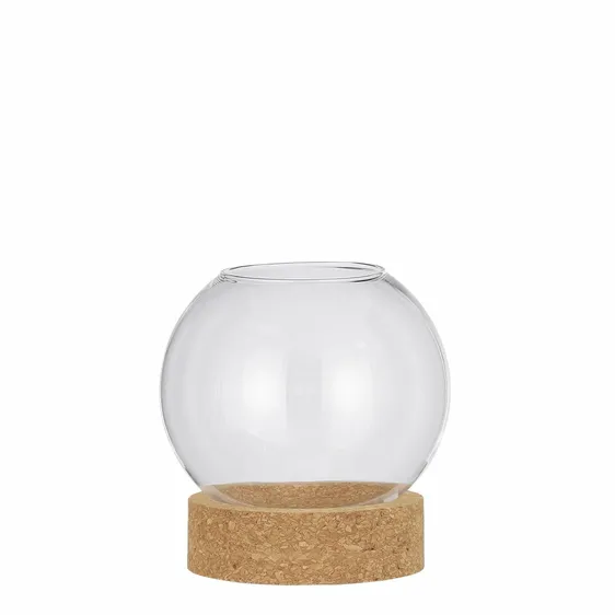 Jillian Terrarium Vase on Stand - Ø15cm - image 1