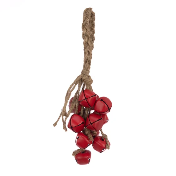 Jingle Bell Hanging Bunch - Red