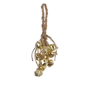 Jingle Bell Hanging Bunch - Gold