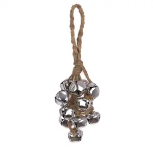 Jingle Bell Hanging Bunch - Silver