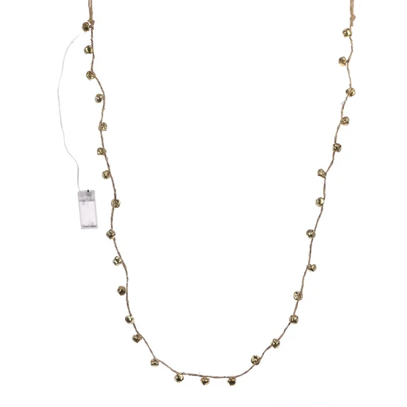 Jingle Bell Light Up Garland - Silver - image 2