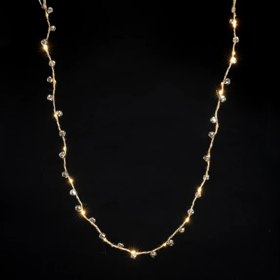 Jingle Bell Light Up Garland - Silver - image 4