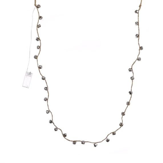 Jingle Bell Light Up Garland - Silver - image 5