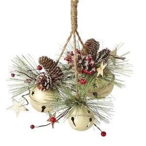 Jingle Bells & Pinecones Decoration