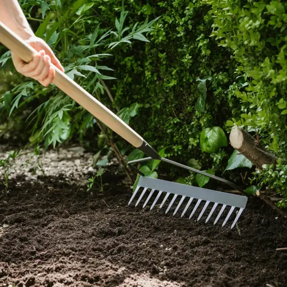 Kent & Stowe Carbon Soil Rake - image 1