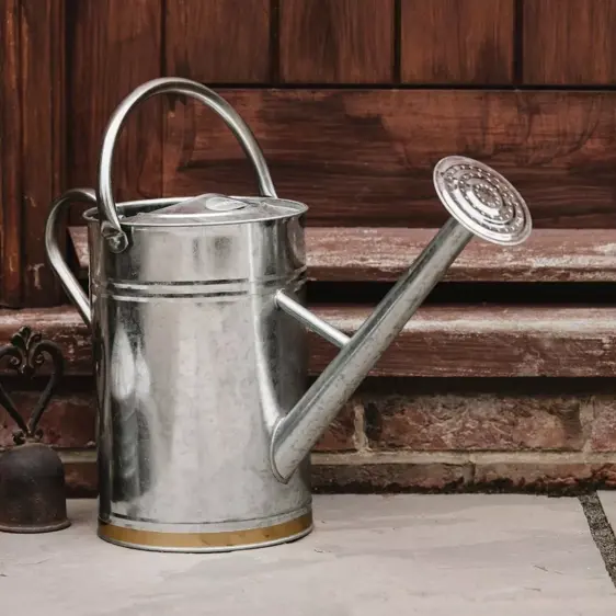 Kent & Stowe Galvanised Metal Watering Can - image 1