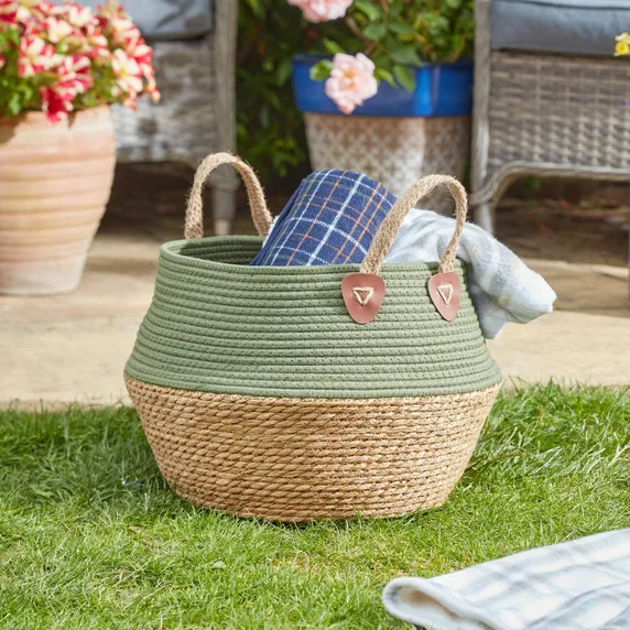 Kikapu Green Basket - Medium - image 1