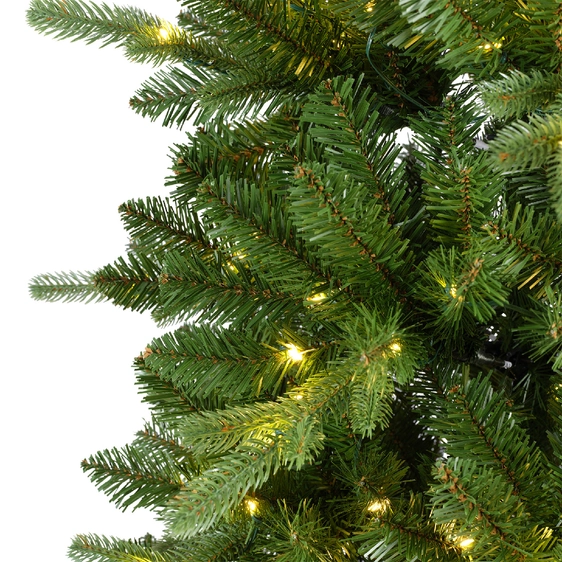 Killington Slim Fir Pre-Lit Artificial Christmas Tree 7ft - image 3