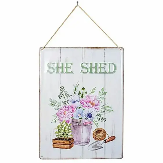 La Hacienda Sign She Shed - image 1