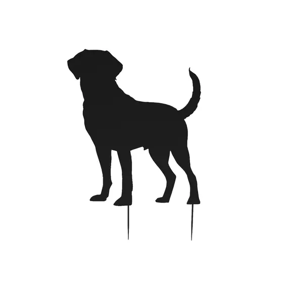 Labrador Shadow Decorative Stake - image 2