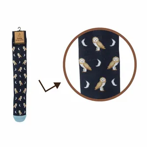 Ladies Barn Owl Welly Socks