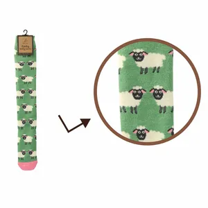 Ladies Country Sheep Welly Socks