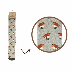 Ladies Garden Robin Welly Socks