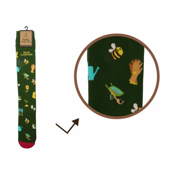 Ladies Head Gardener Welly Socks