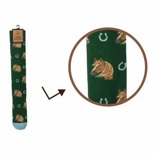 Ladies Horse Welly Socks
