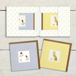 Ladybird & Rabbit Notecard Set - image 2